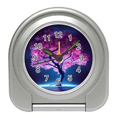 Beautiful Tree Flowers Travel Alarm Clock by 1212