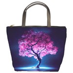 Beautiful tree flowers Bucket Bag Front