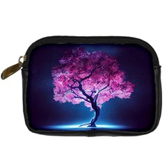 Beautiful Tree Flowers Digital Camera Leather Case by 1212