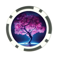 Beautiful Tree Flowers Poker Chip Card Guard (10 Pack) by 1212