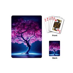 Beautiful Tree Flowers Playing Cards Single Design (mini)