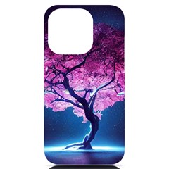 Beautiful Tree Flowers Iphone 14 Pro Black Uv Print Case by 1212