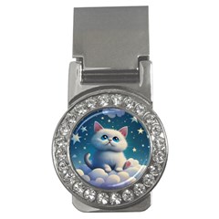 Cat On The Sky Money Clips (cz)  by 1212