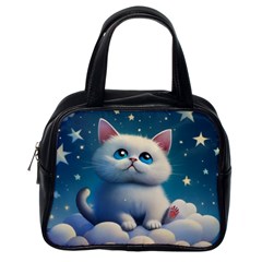 Cat On The Sky Classic Handbag (one Side) by 1212