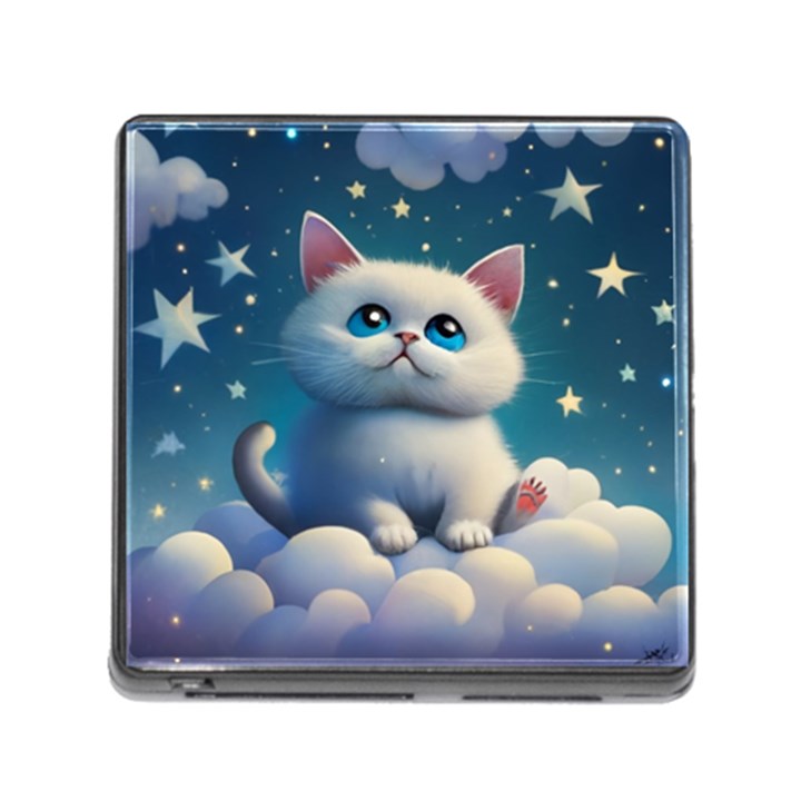 Cat on the sky Memory Card Reader (Square 5 Slot)