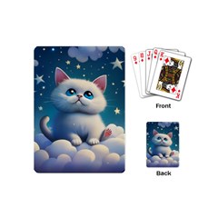 Cat On The Sky Playing Cards Single Design (mini)