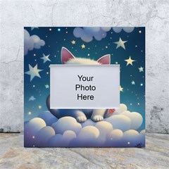 Cat On The Sky White Box Photo Frame 4  X 6  by 1212