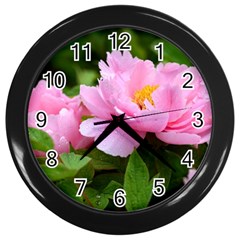 Beautiful Tree Flowers Wall Clock (black) by 1212