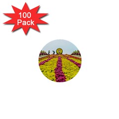 Beautiful Garden 1  Mini Buttons (100 Pack) 