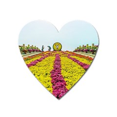 Beautiful Garden Heart Magnet by 1212