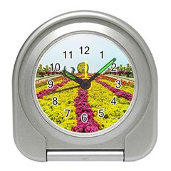 Beautiful Garden Travel Alarm Clock by 1212