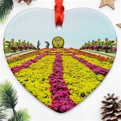 Beautiful Garden Heart Ornament (two Sides) by 1212