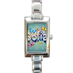 Sofia Rectangle Italian Charm Watch by 1212