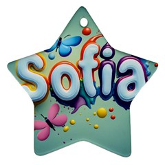 Sofia Ornament (star)