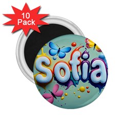 Sofia 2 25  Magnets (10 Pack) 