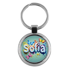 Sofia Key Chain (round) by 1212