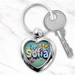 Sofia Key Chain (Heart) Front