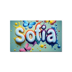 Sofia Sticker (rectangular) by 1212