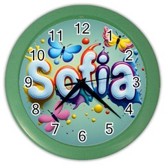 Sofia Color Wall Clock by 1212