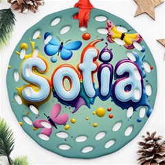 Sofia Ornament (round Filigree)