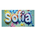 Sofia Satin Shawl 45  x 80  Front