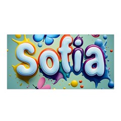 Sofia Satin Wrap 35  X 70 