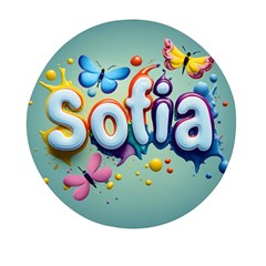 Sofia Mini Round Pill Box by 1212