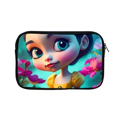 Beautiful Flowers With Cartoon Apple Macbook Pro 13  Zipper Case by 1212