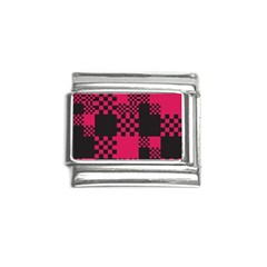 Cube Square Block Shape Creative Italian Charm (9mm) by Amaryn4rt