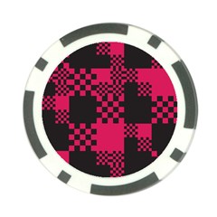 Cube Square Block Shape Creative Poker Chip Card Guard by Amaryn4rt