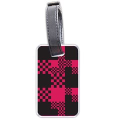 Cube Square Block Shape Creative Luggage Tag (one Side) by Amaryn4rt