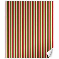 Pattern Background Red White Green Canvas 8  X 10  by Amaryn4rt