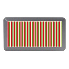 Pattern Background Red White Green Memory Card Reader (mini) by Amaryn4rt