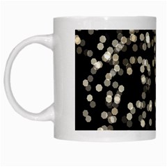 Christmas Bokeh Lights Background White Mug by Amaryn4rt