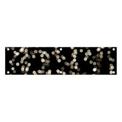 Christmas Bokeh Lights Background Banner And Sign 4  X 1  by Amaryn4rt