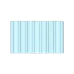 Stripes Striped Turquoise Sticker Rectangular (100 Pack) by Amaryn4rt