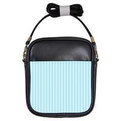 Stripes Striped Turquoise Girls Sling Bag by Amaryn4rt