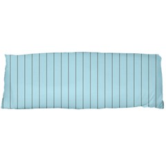 Stripes Striped Turquoise Body Pillow Case (dakimakura) by Amaryn4rt