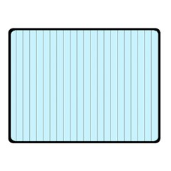 Stripes Striped Turquoise Two Sides Fleece Blanket (small) by Amaryn4rt