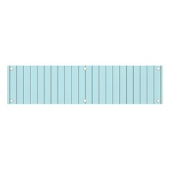 Stripes Striped Turquoise Banner And Sign 4  X 1  by Amaryn4rt