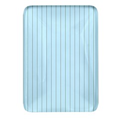 Stripes Striped Turquoise Rectangular Glass Fridge Magnet (4 Pack) by Amaryn4rt