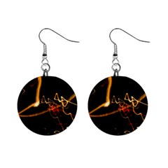 Abstract Mini Button Earrings by Amaryn4rt