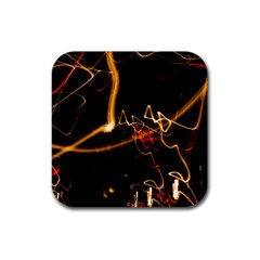 Abstract Rubber Coaster (square) by Amaryn4rt