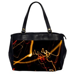 Abstract Oversize Office Handbag (2 Sides) by Amaryn4rt