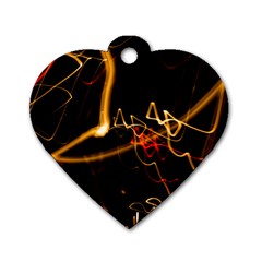 Abstract Dog Tag Heart (two Sides) by Amaryn4rt