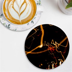 Abstract Uv Print Round Tile Coaster by Amaryn4rt