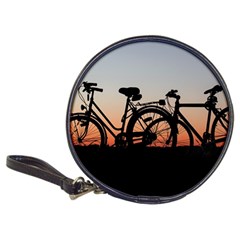 Bicycles Wheel Sunset Love Romance Classic 20-cd Wallets by Amaryn4rt