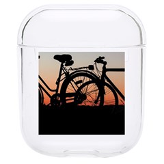 Bicycles Wheel Sunset Love Romance Hard Pc Airpods 1/2 Case by Amaryn4rt