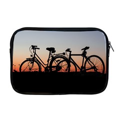 Bicycles Wheel Sunset Love Romance Apple Macbook Pro 17  Zipper Case by Amaryn4rt