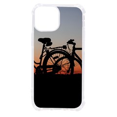 Bicycles Wheel Sunset Love Romance Iphone 13 Mini Tpu Uv Print Case by Amaryn4rt